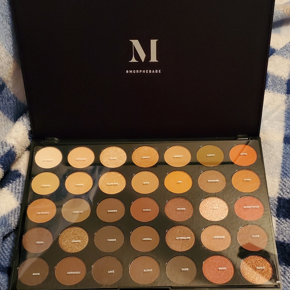 Morphe eyeshadow palette 350 Nature glow